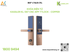 Khóa điện tử Kassler KL-567 CNC App TTlock - Copper